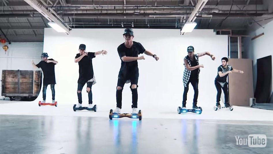 Hoverboard Dance Videos Gain in Popularity - What Do You Mean by Justin Bieber