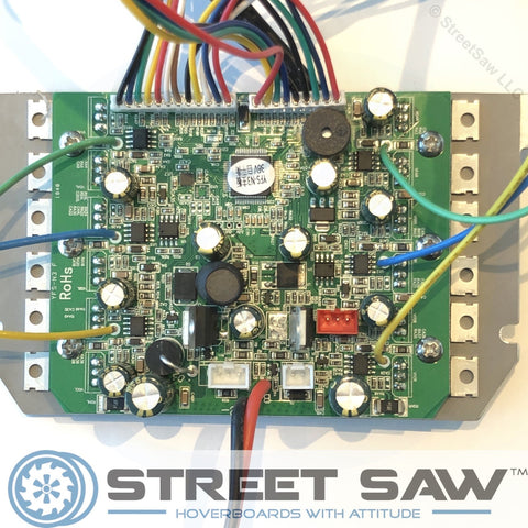 Image of Hoverboard Circuit Board Replacement Parts Kit + Bluetooth (Green, Narrow Clip)