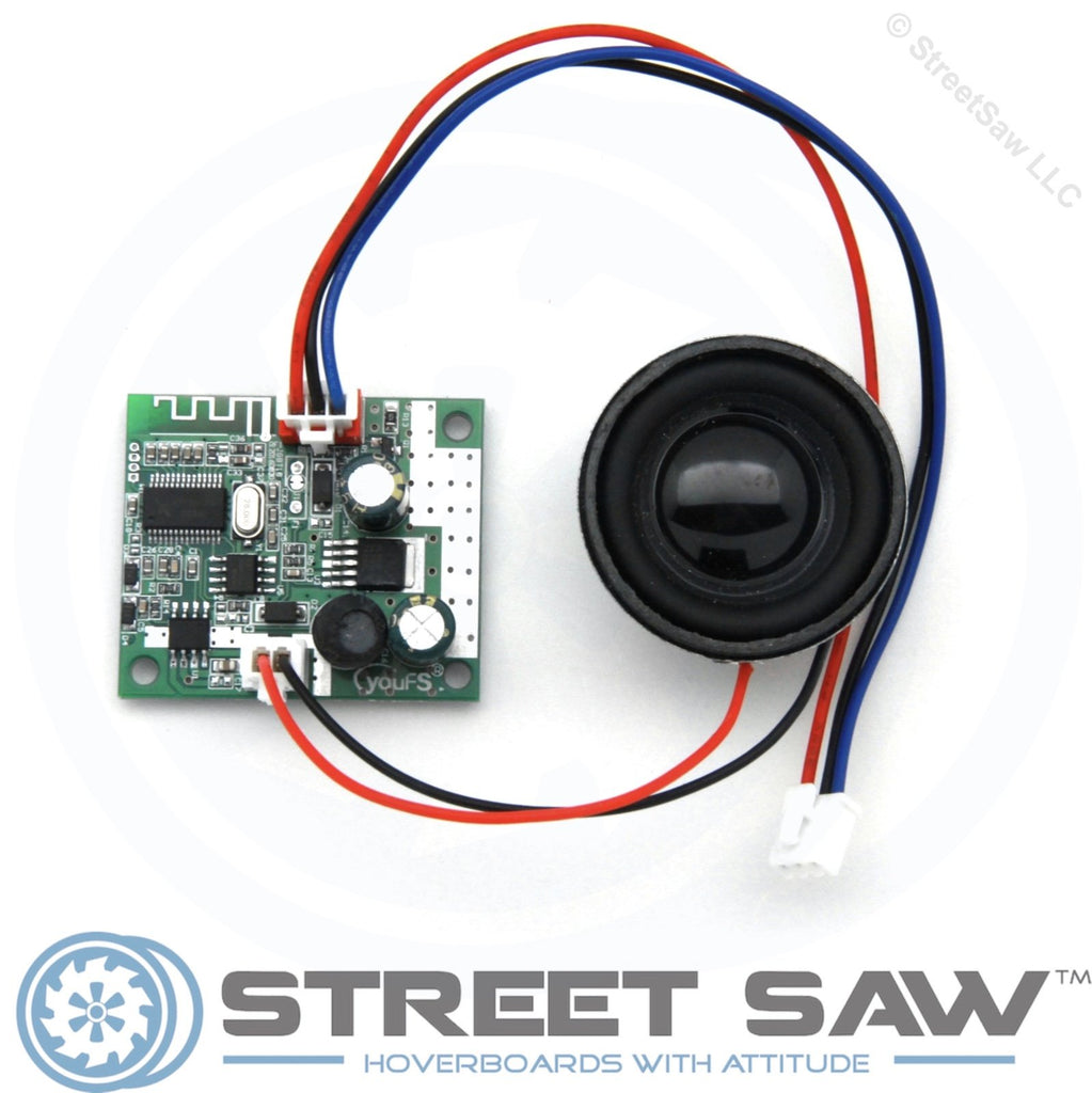 Green Hoverboard Bluetooth Add-on Chip and Speaker