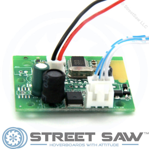Image of Hoverboard Circuit Board Replacement Parts Kit + Bluetooth (Green, TaoTao, Black Motor Connectors)
