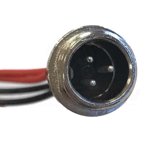 Image of Hoverboard Charger Port - 2 Pin / 2 Wire (Black Connector)