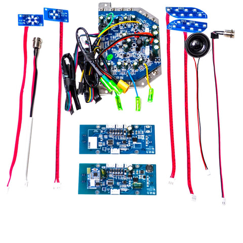 Image of Hoverboard Circuit Board Replacement Parts Kit + Bluetooth (Blue, Narrow Clip)