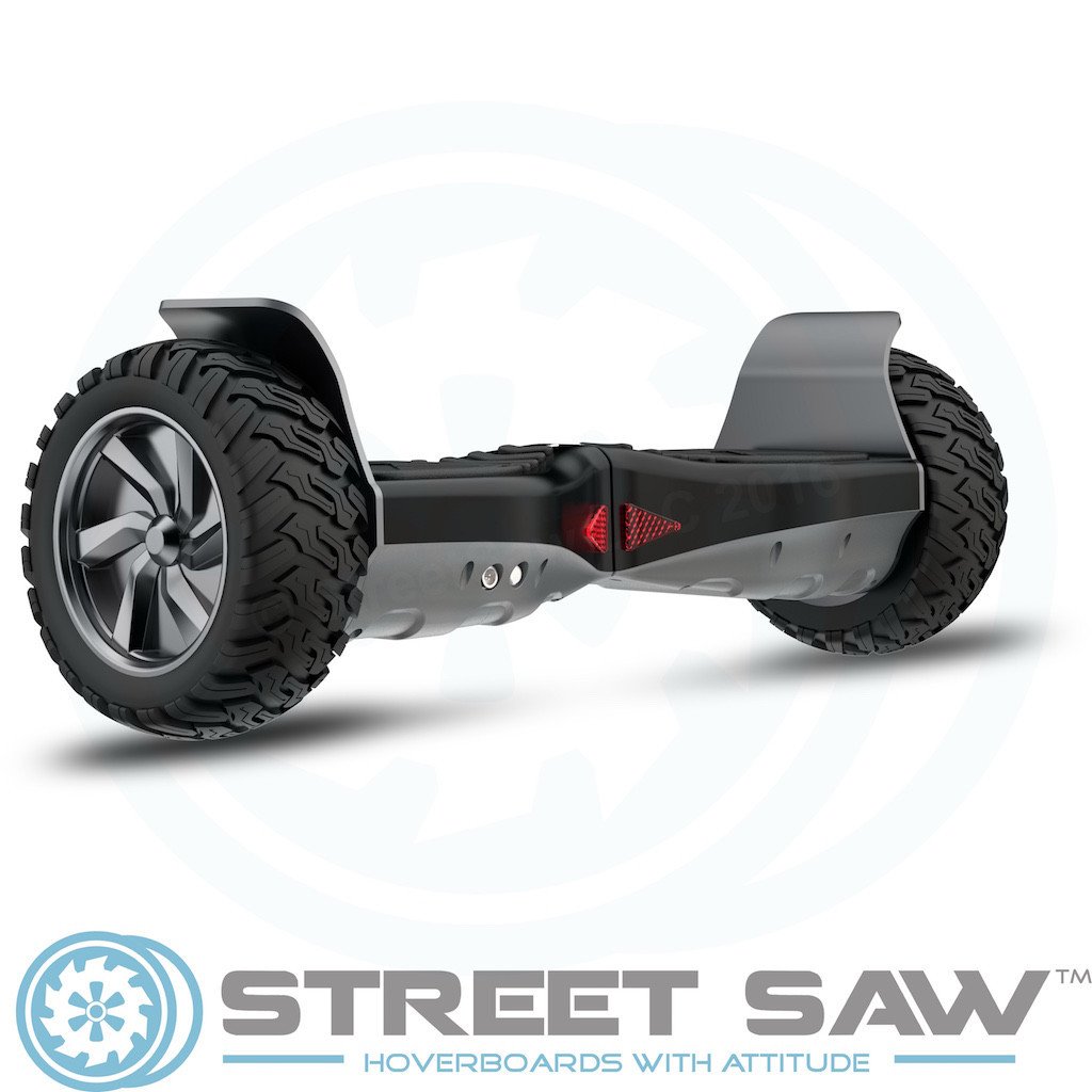 RockSaw Off Road Hoverboard Back Angle