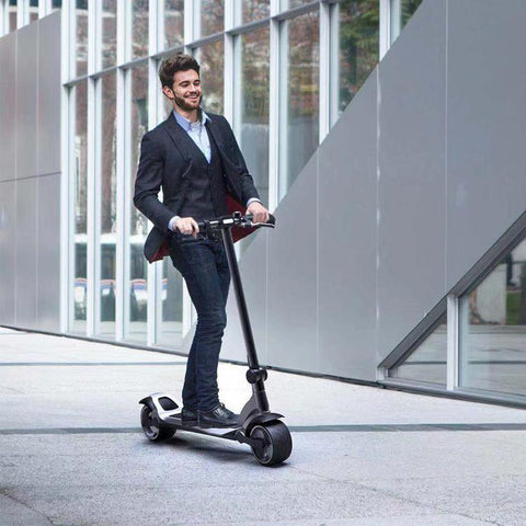 Image of WideWheel Electric Scooter by Mercane - Double Wide - 48v, 1000w